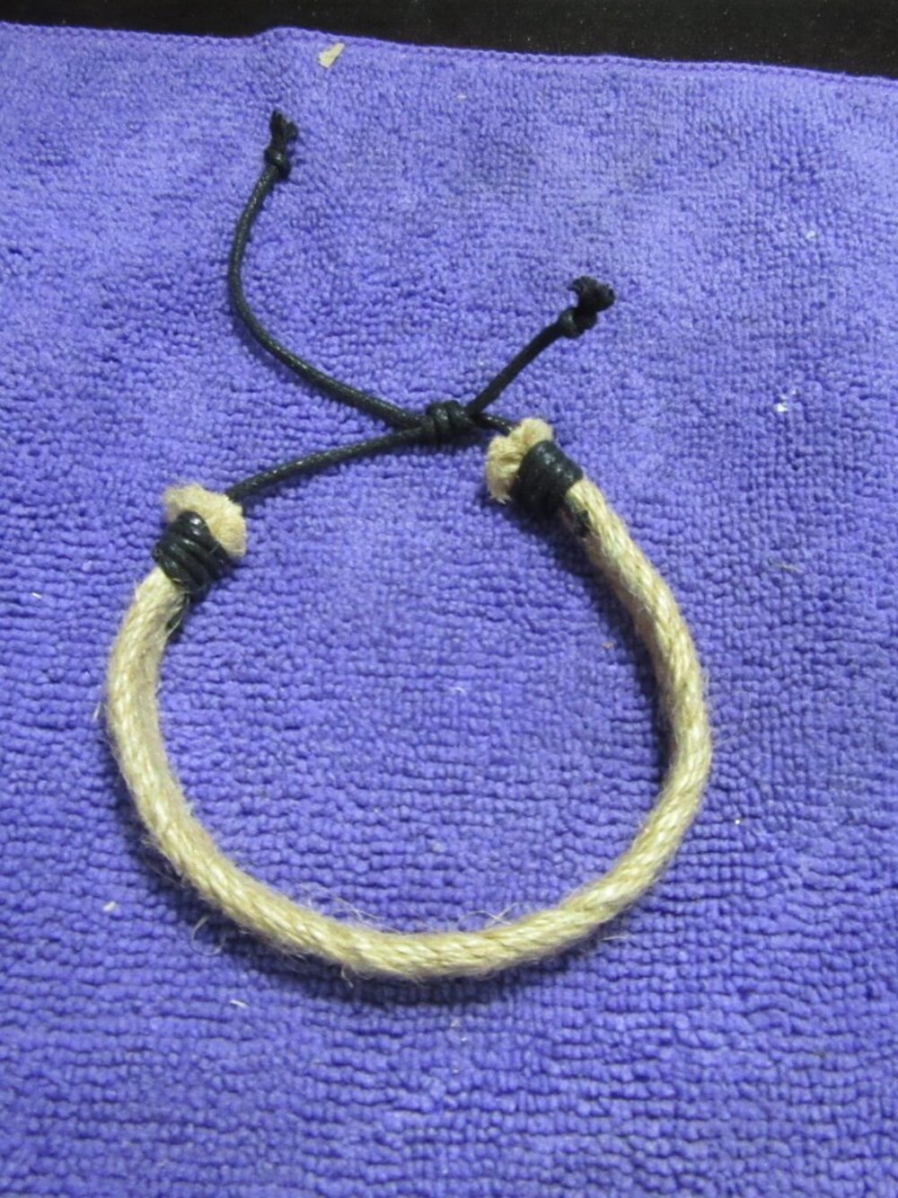 Boho Woven HEMP Wristbands or Anklet Opens up to 10-1/2"